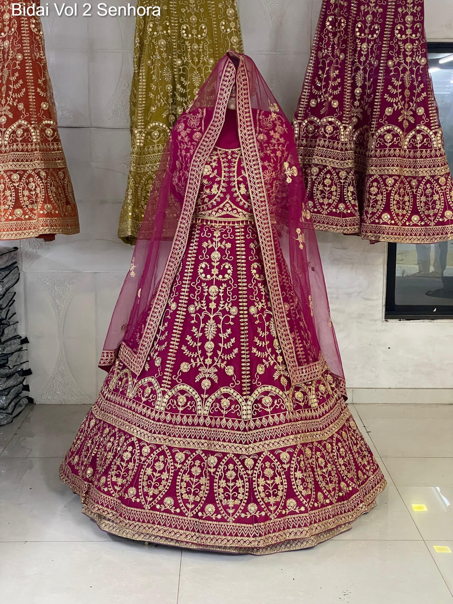 4007-A Bidai Vol 2 Senhora Butterfly Net Lehenga Choli