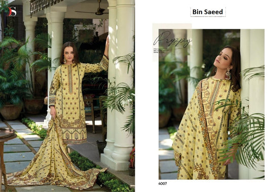 4007 Bin Saeed Deepsy Print Pakistani Salwar Suits