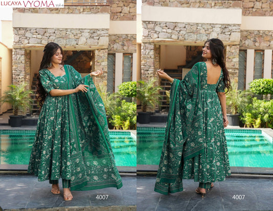 4007 Vyoma Vol 4 Lucaya Muslin Readymade Suits