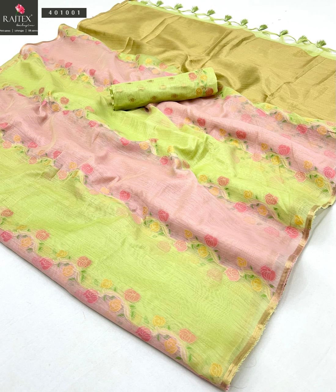 401001 Kiyomi Rajtex Handloom Sarees