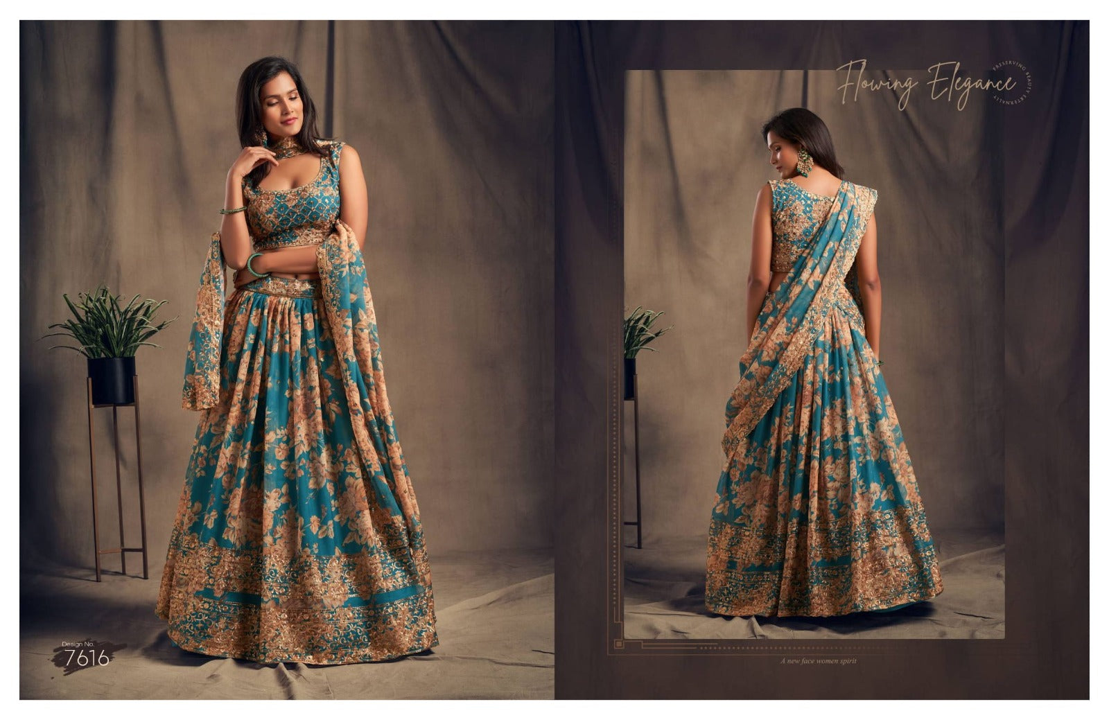 7616 Floral Vol 2 Zeel Lehenga Choli