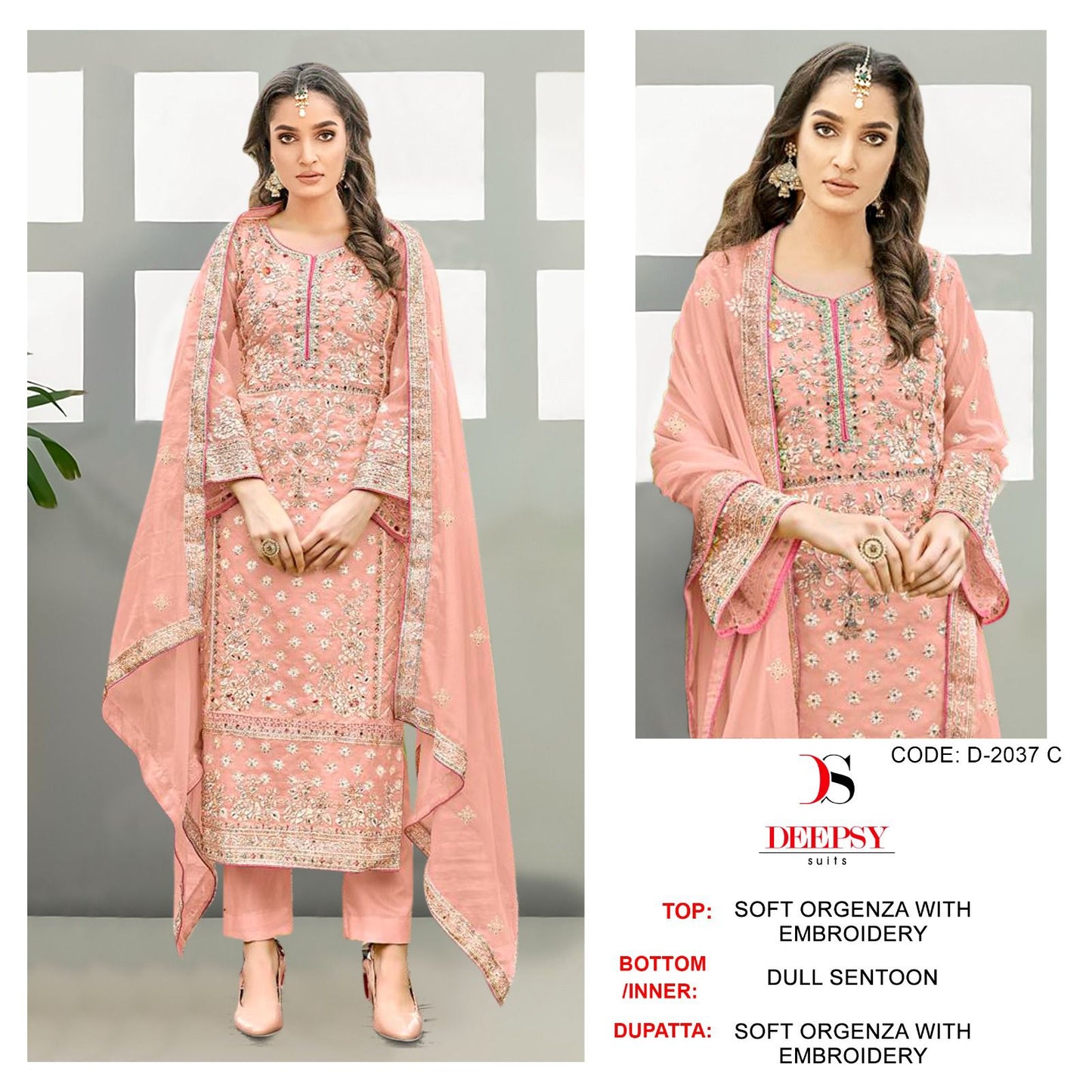 2037C Deepsy Pakistani Salwar Suits