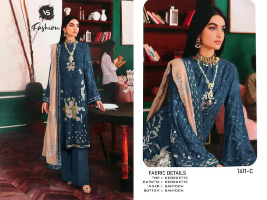 1411-C Vs Fashion Pakistani Salwar Suits