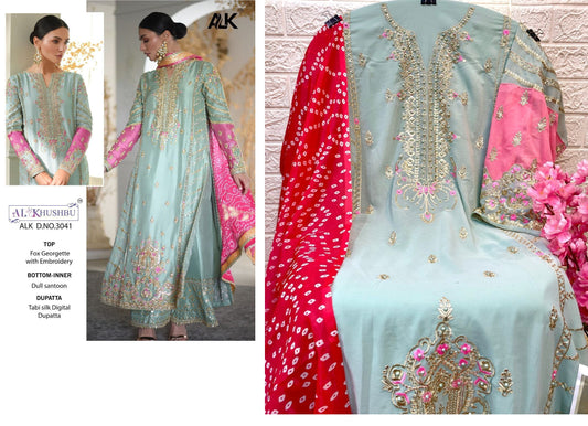 3041 Alk Pakistani Salwar Suits