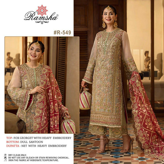 549 Ramsha Pakistani Salwar Suits