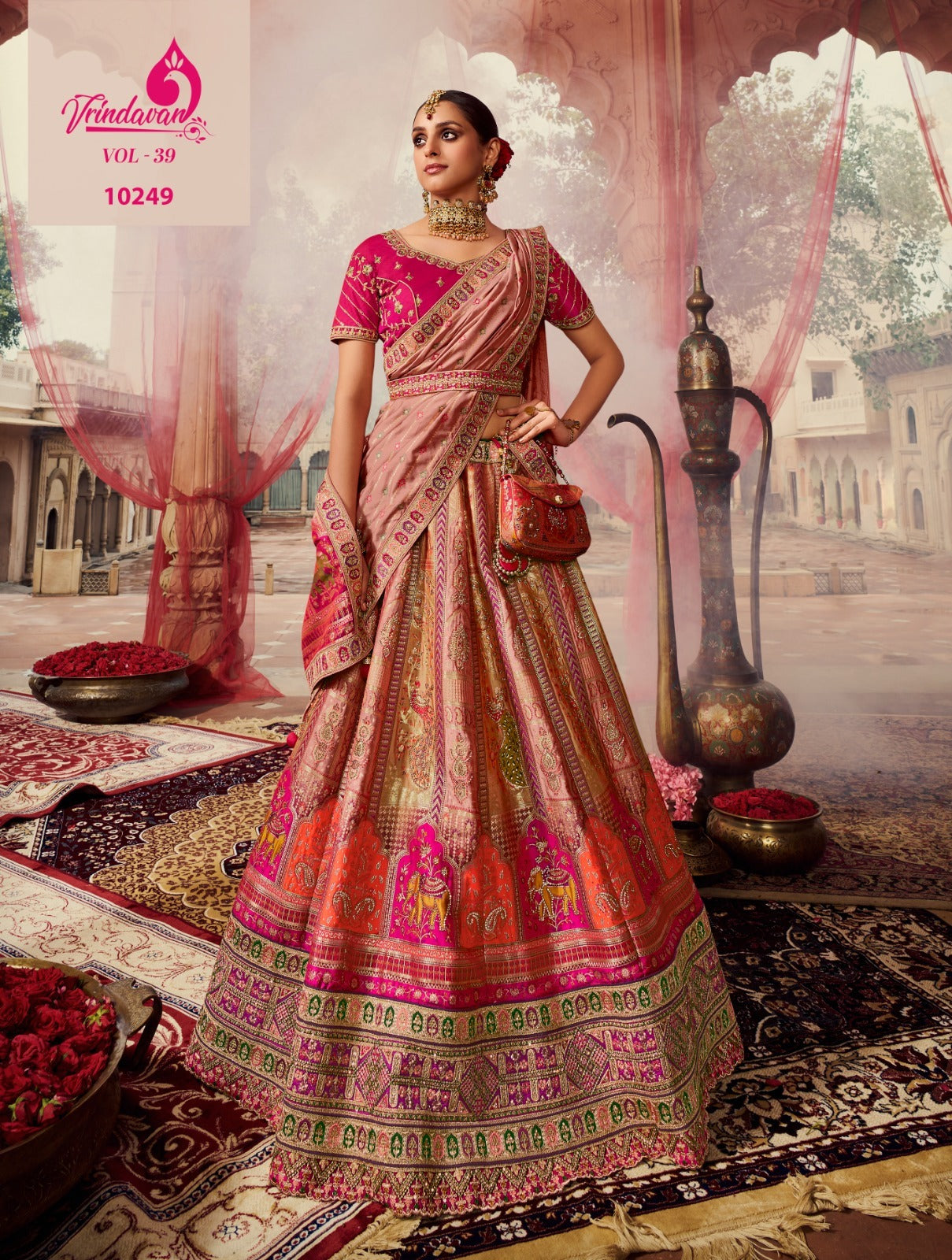 10249 Vrindavan Vol 39 Royal Lehenga Choli