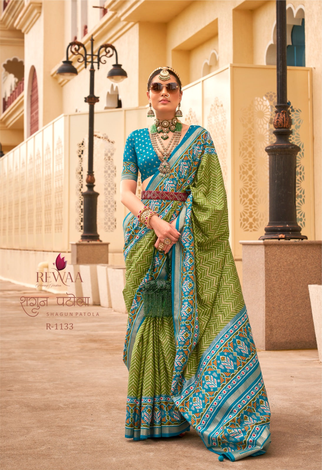 1133 Shagun Patola Rewaa Sarees