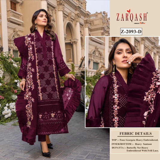 Z-2093D Zarqash Pakistani Salwar Suits