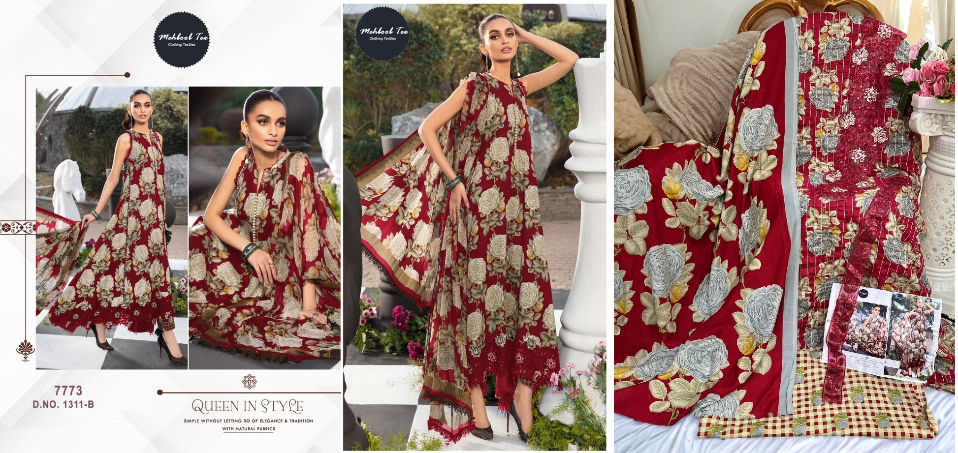 1311B Mehboob Tex Pakistani Salwar Suits