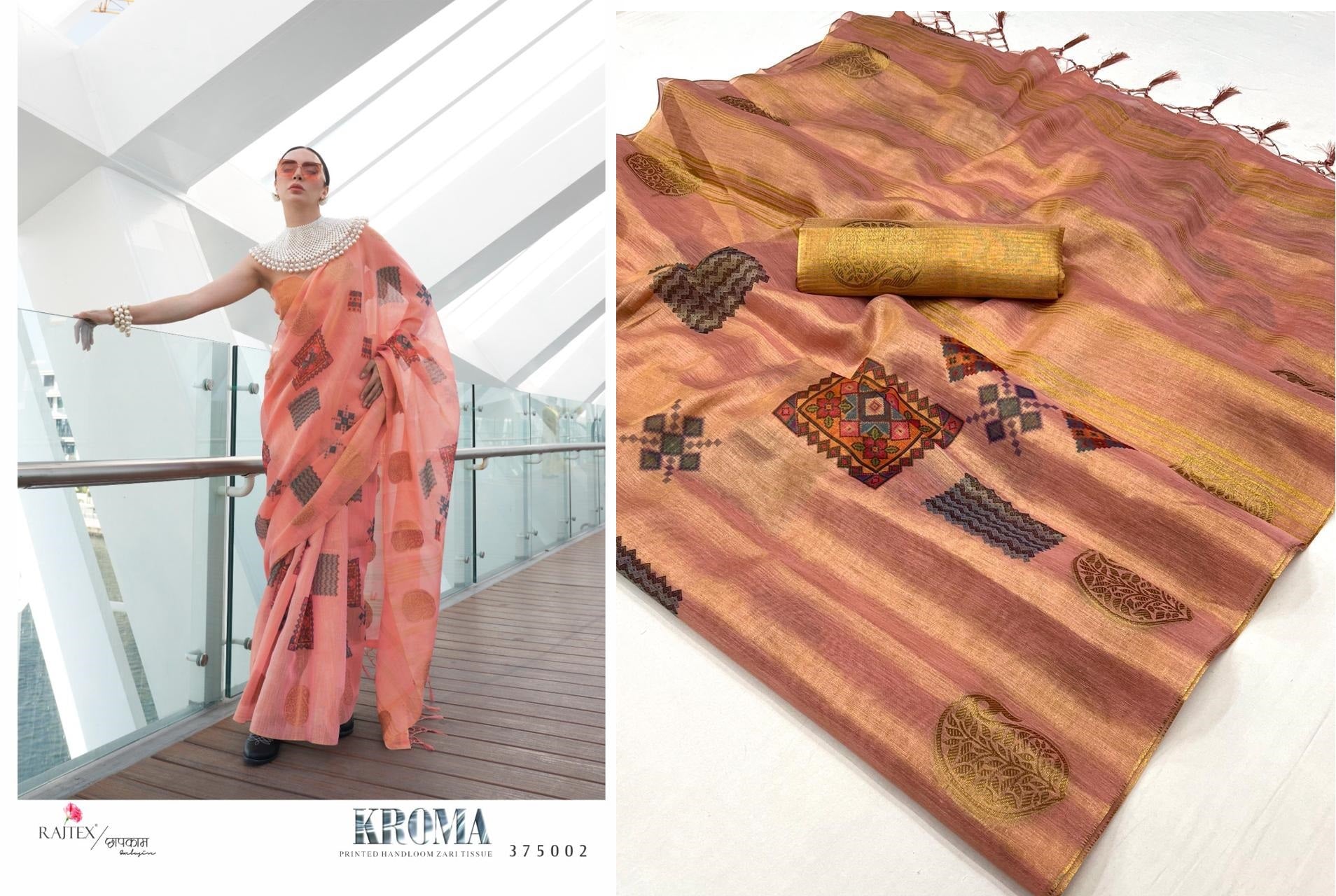 375002 Kroma Rajtex Sarees