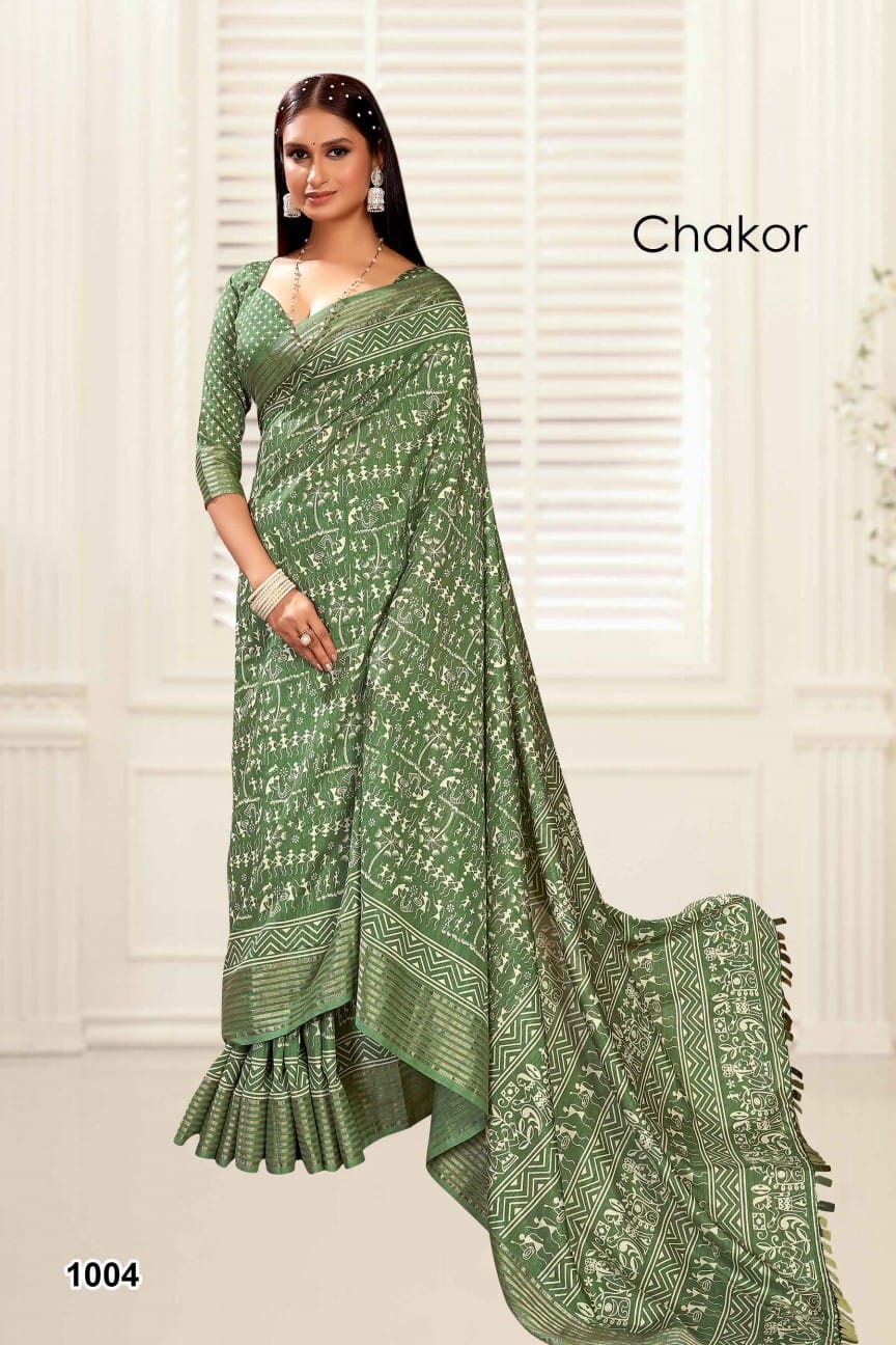 1004 Chakor Mahamani Creation Sarees