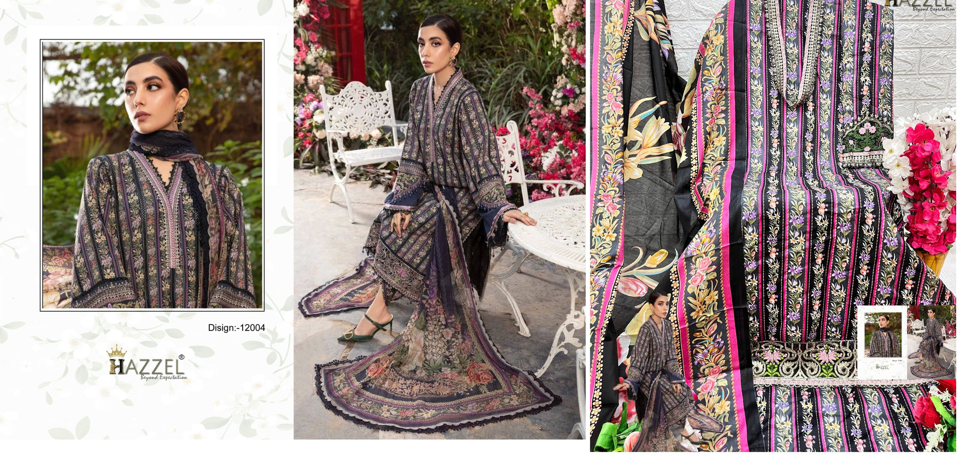 12004 Queen’S Court Vol 12 Hazzel Pakistani Salwar Suits