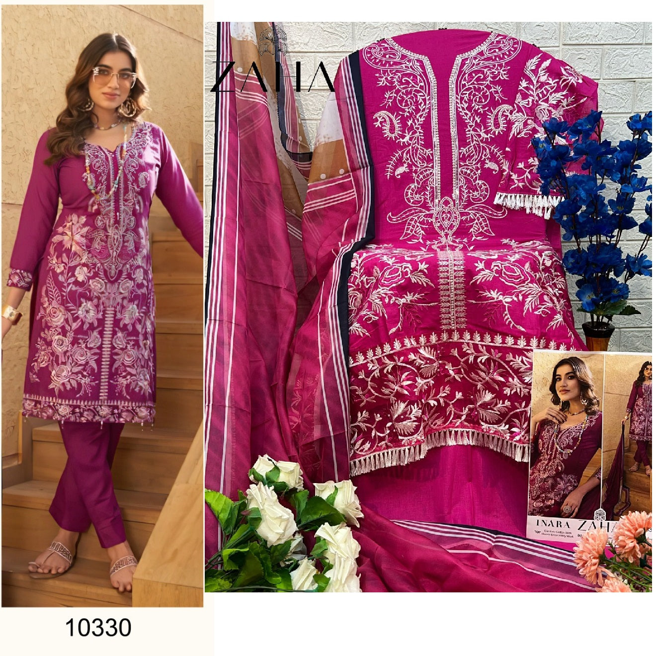 10330 Inara Vol 1 Zaha Pakistani Salwar Suits