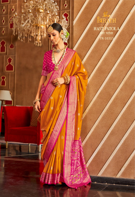 10313 Hast Patola Trirath Sarees