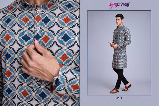 6011 Vastra Vol 2 Shubhvastra Mens Kurta