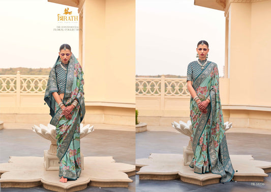 10236 Pushpvatika Trirath Sarees
