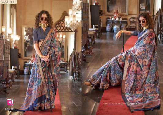 401 Emporia Sasural Viscose Sarees
