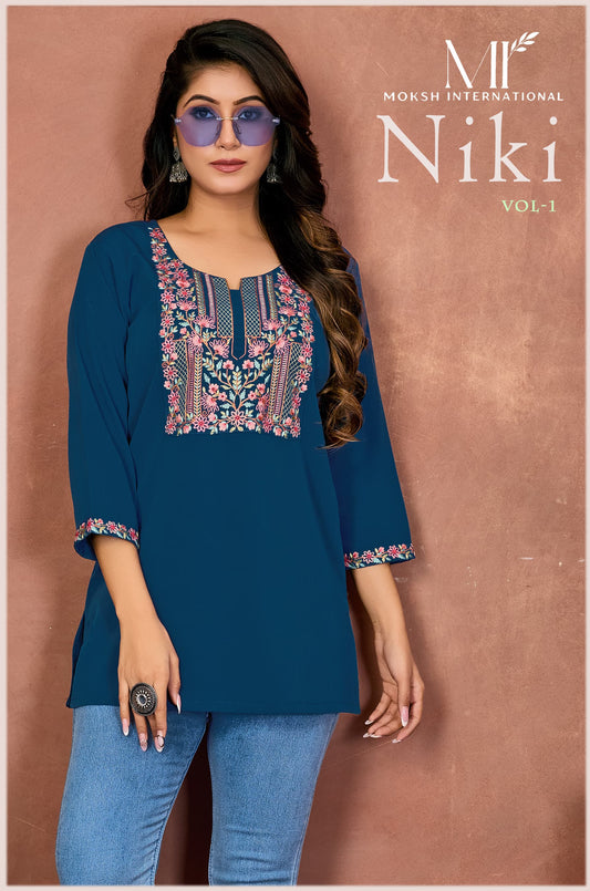 401 Niki Vol 1 Moksh Rinkal Cotton Women Top