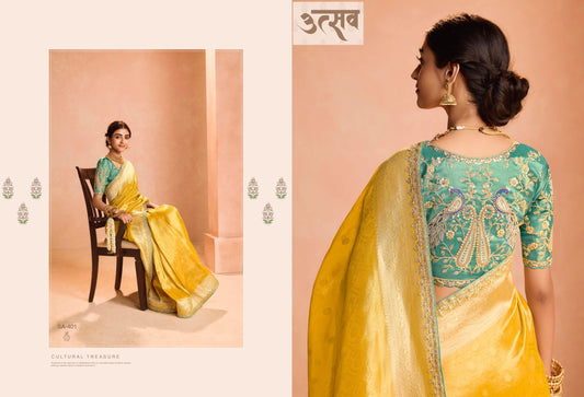 401 Utsav Kimora Sindhuri Silk Sarees