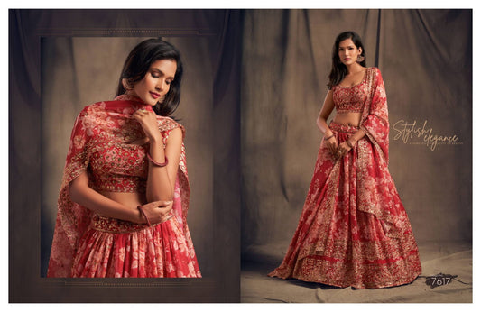7617 Floral Vol 2 Zeel Lehenga Choli