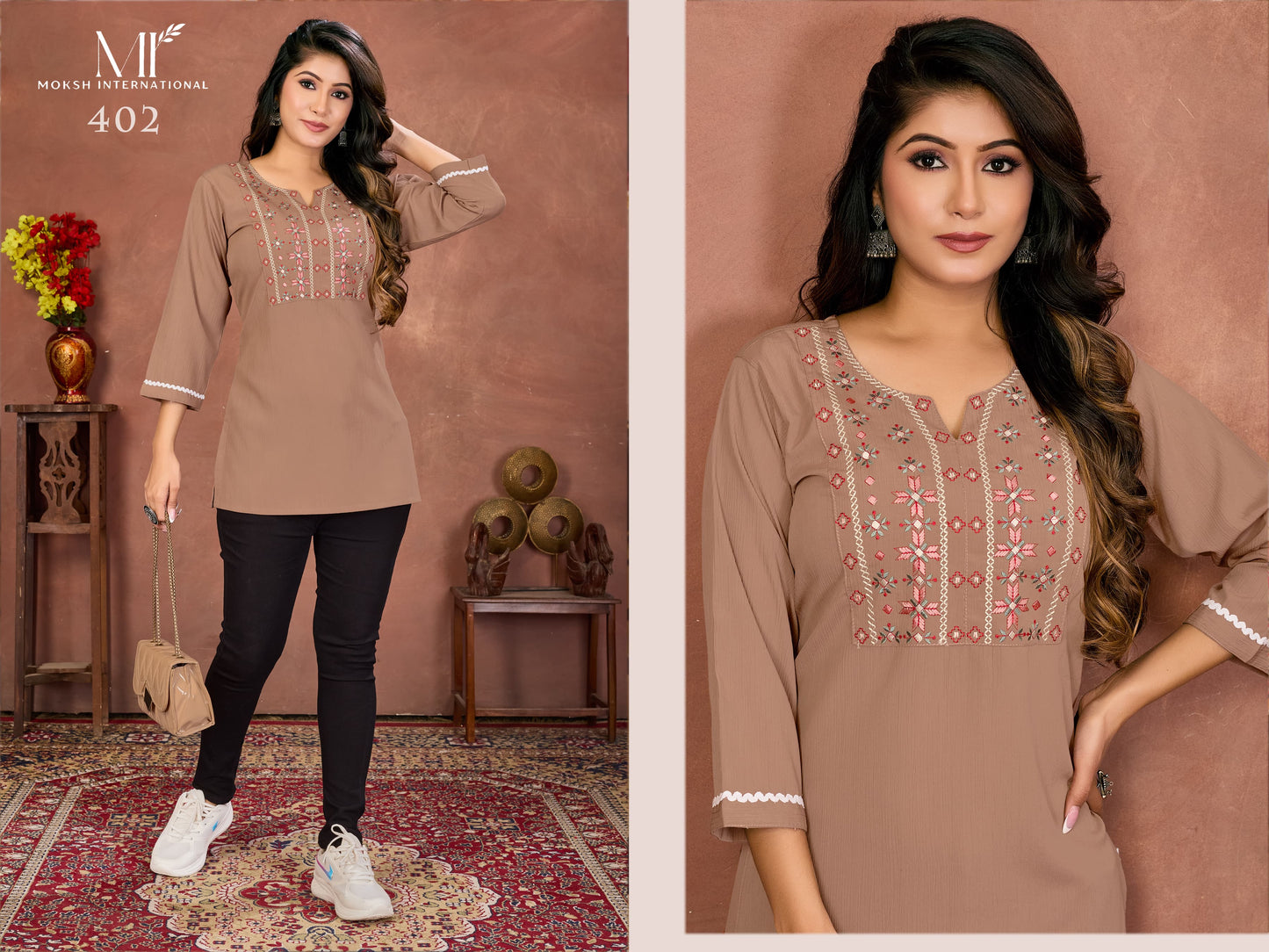 402 Niki Vol 1 Moksh Rinkal Cotton Women Top