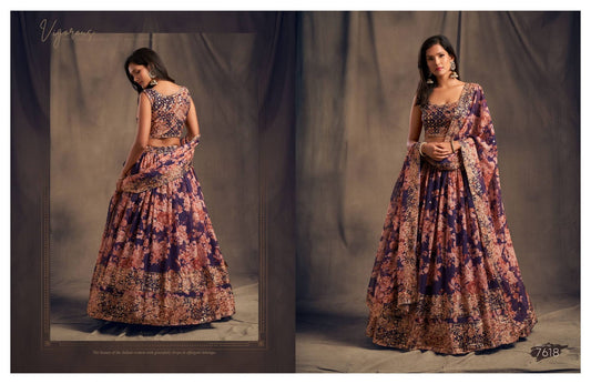 7618 Floral Vol 2 Zeel Lehenga Choli