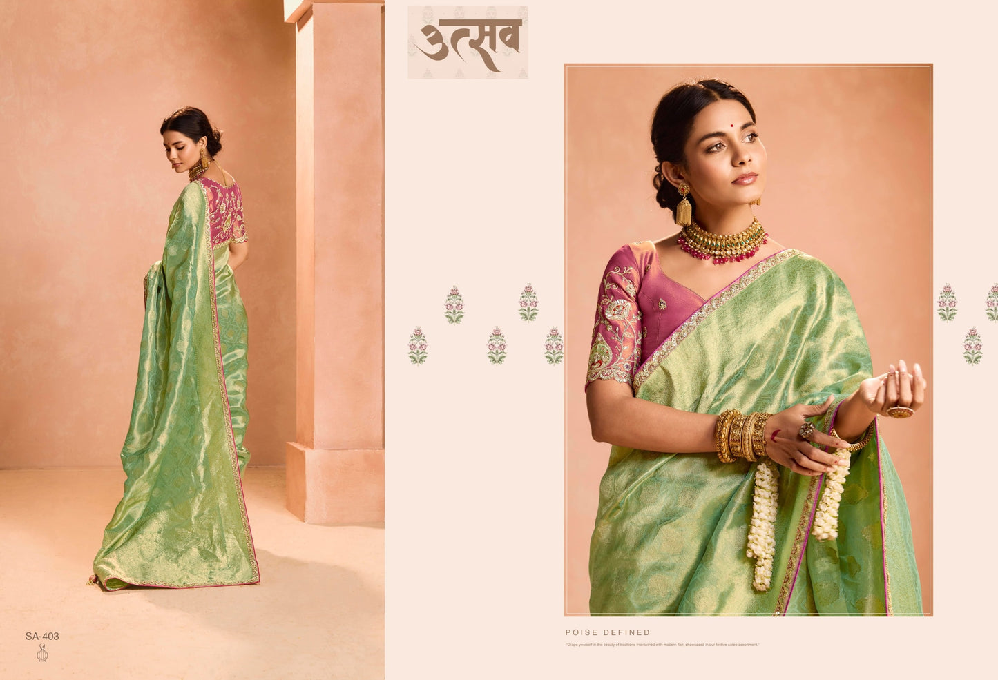 403 Utsav Kimora Sindhuri Silk Sarees