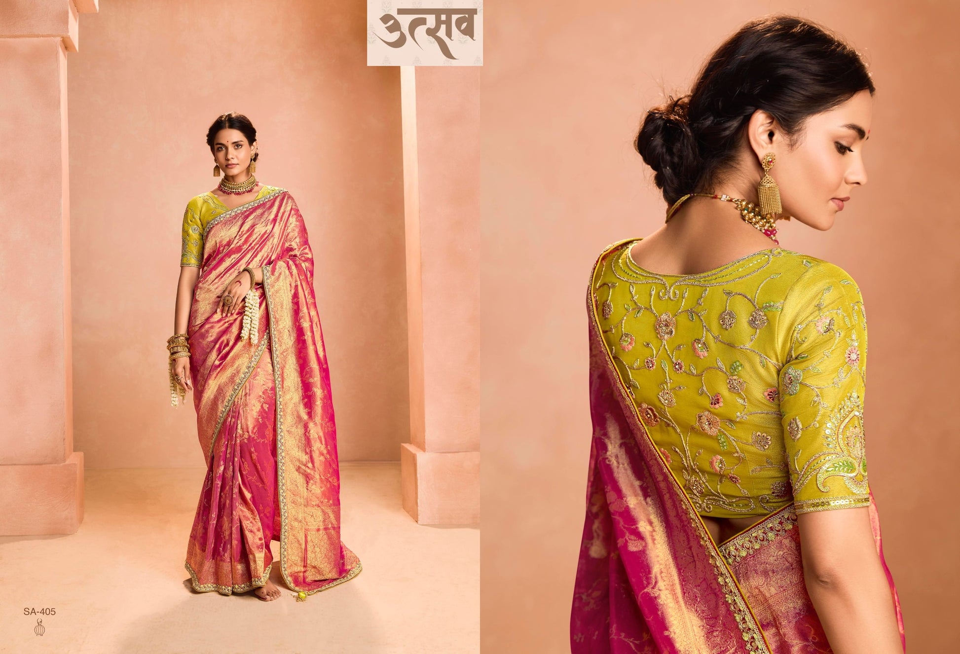 405 Utsav Kimora Sindhuri Silk Sarees