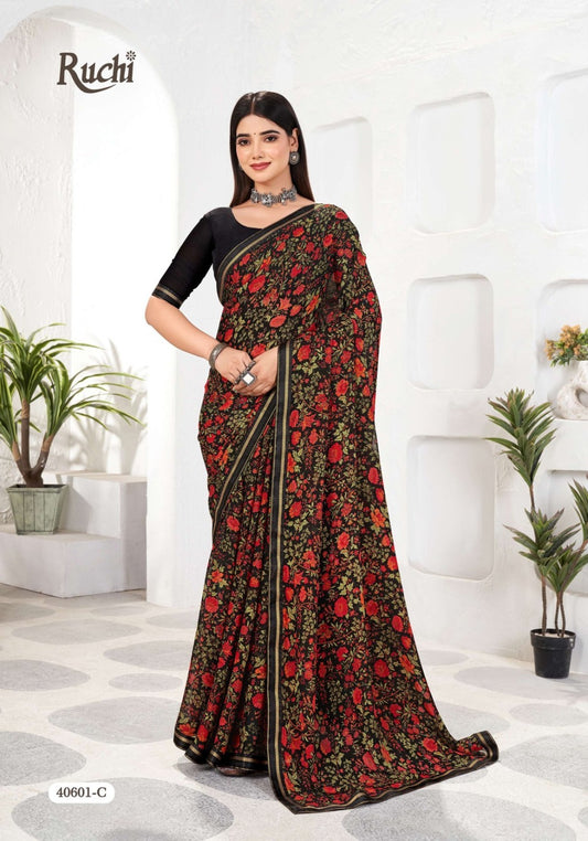 40601C Simayaa Vol 31 Ruchi Chiffon Sarees