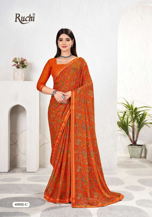 40602C Simayaa Vol 31 Ruchi Chiffon Sarees
