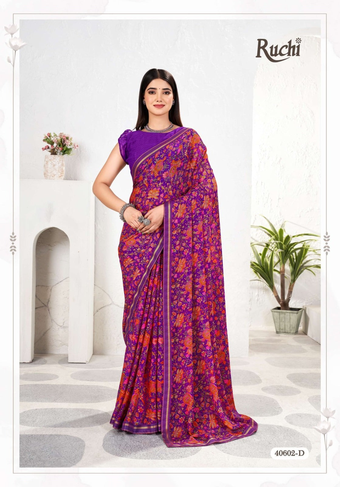 40602D Simayaa Vol 31 Ruchi Chiffon Sarees
