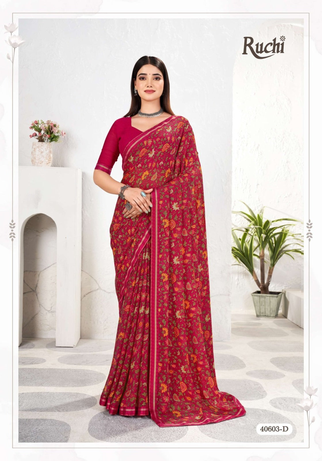 40603D Simayaa Vol 31 Ruchi Chiffon Sarees