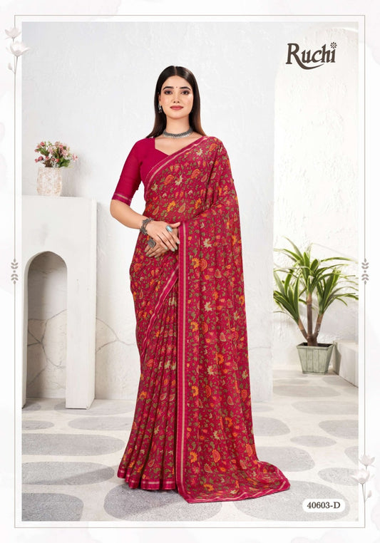 40603D Simayaa Vol 31 Ruchi Chiffon Sarees
