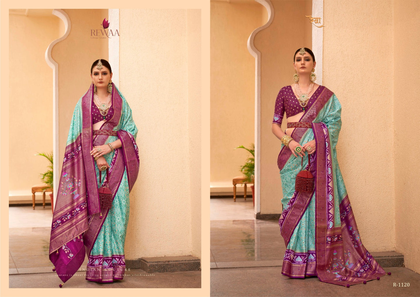 R-1120 Sankalp Patola Rewaa Sarees