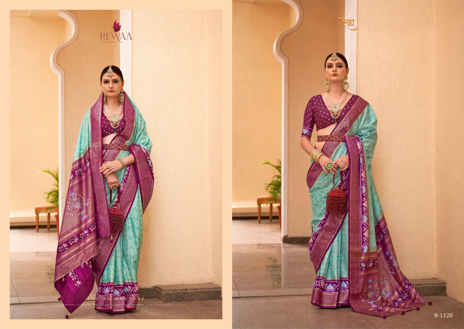 R-1120 Sankalp Patola Rewaa Sarees