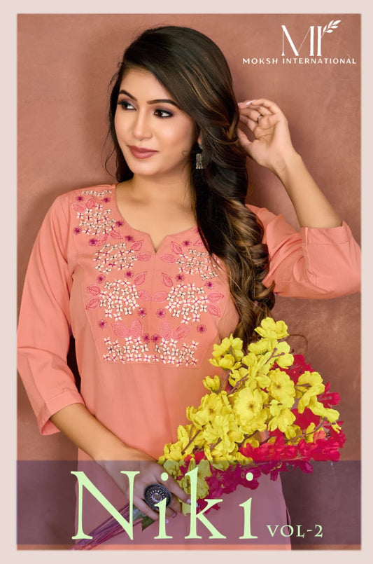 406 Niki Vol 2 Moksh Rinkal Cotton Women Top
