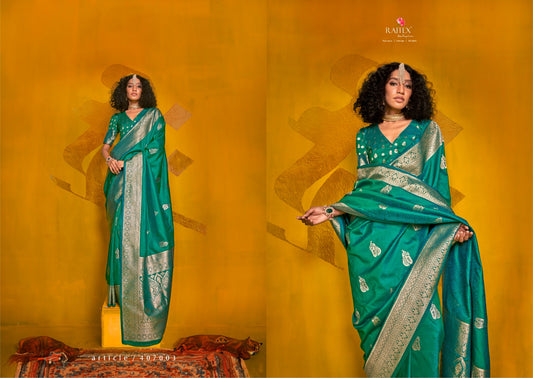 407003 Karnival Park Rajtex Zari Weaving Sarees