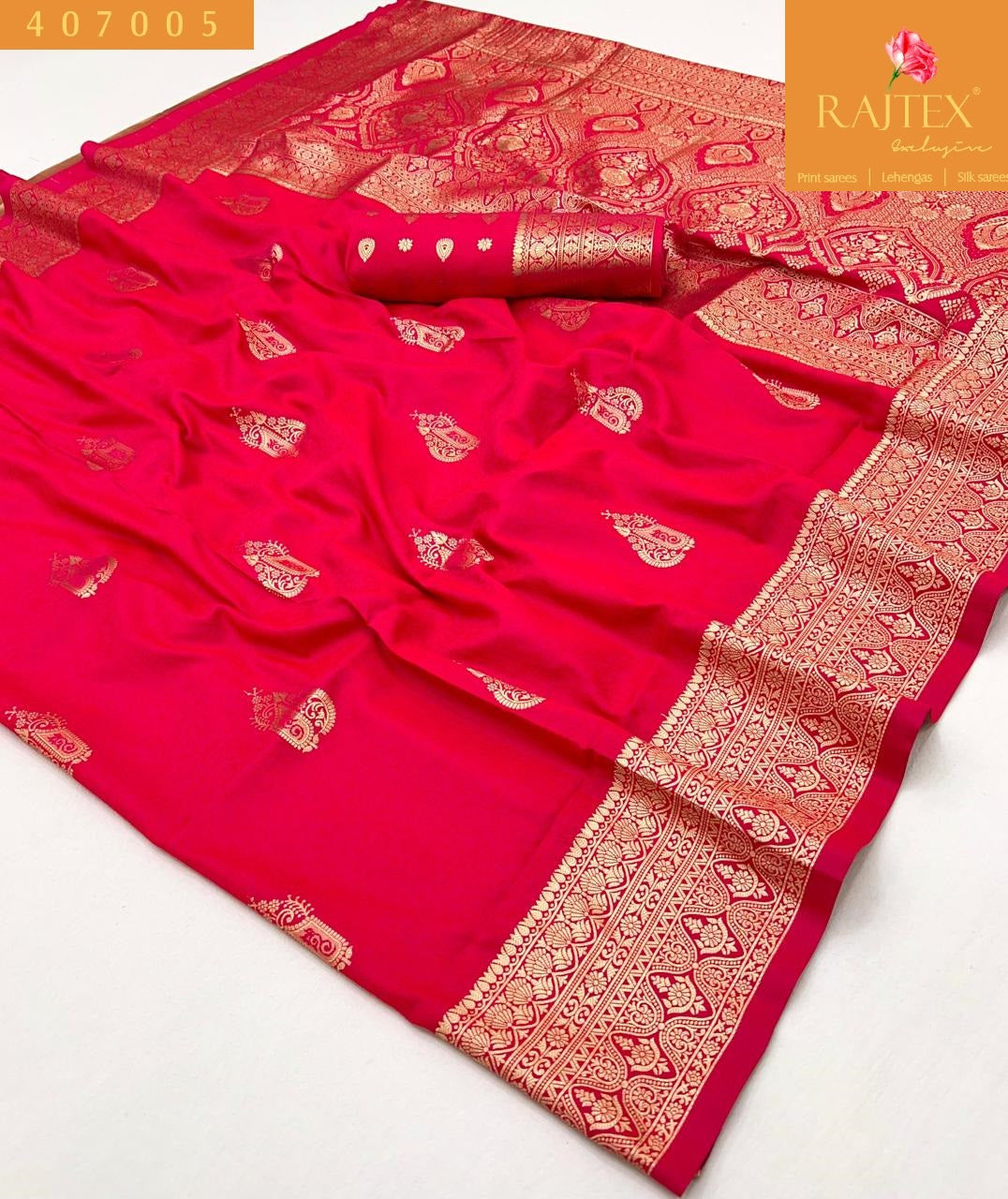 407004 Karnival Park Rajtex Zari Weaving Sarees