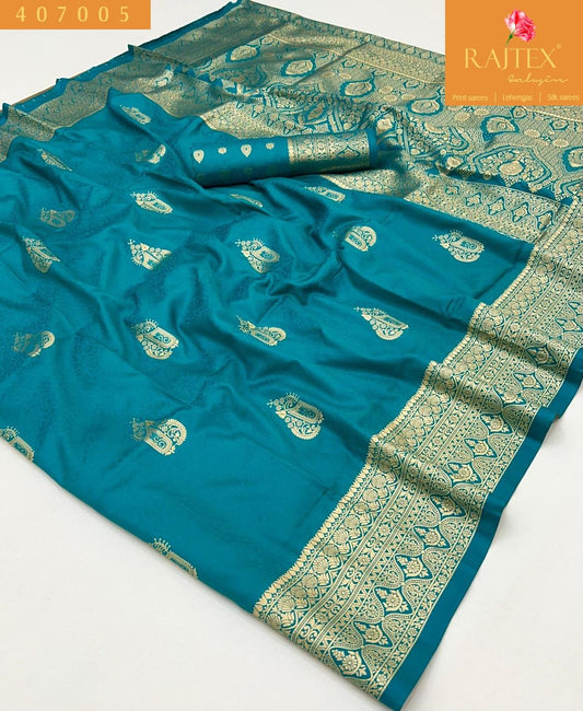 407005 Karnival Park Rajtex Zari Weaving Sarees