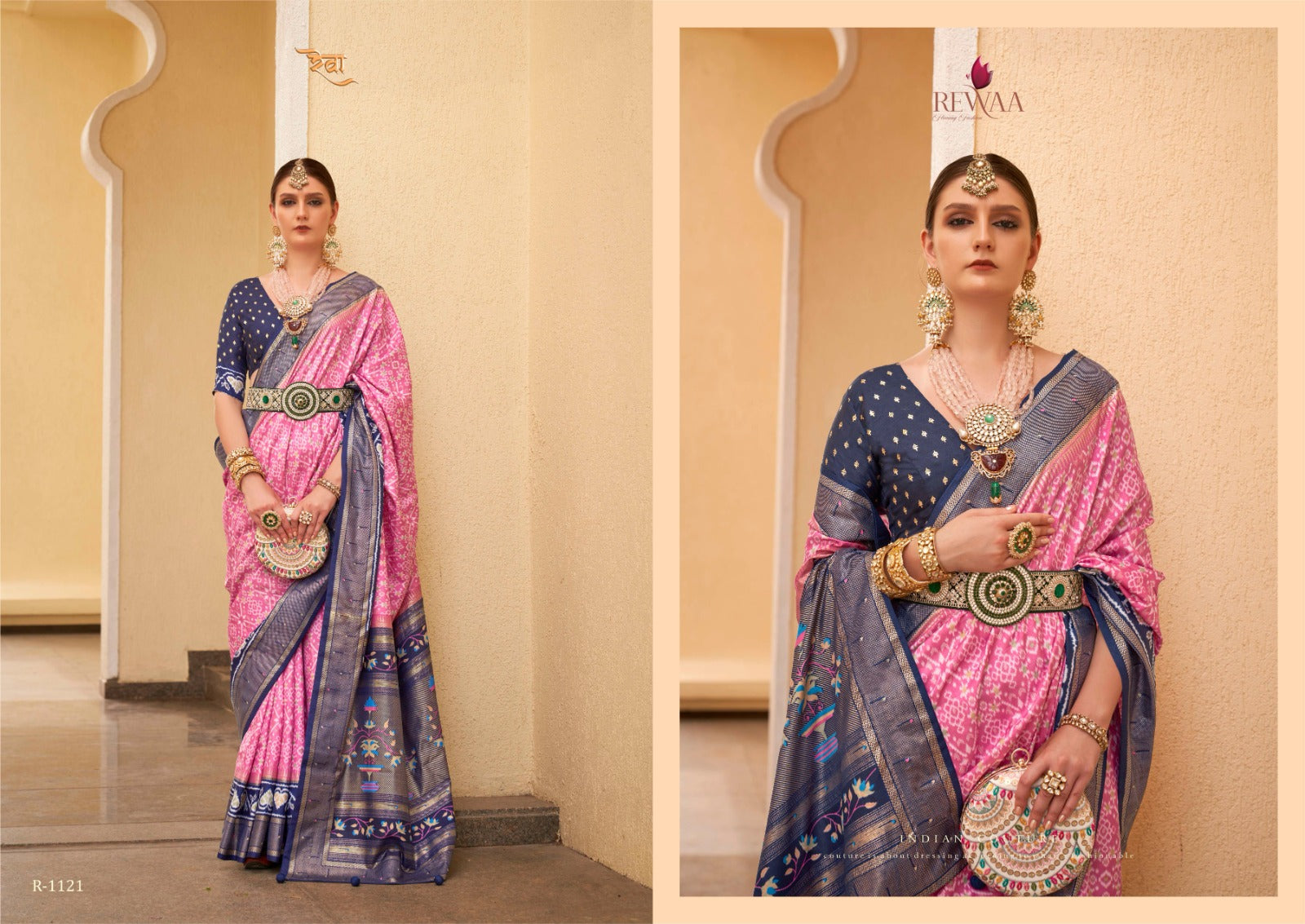 R-1121 Sankalp Patola Rewaa Sarees