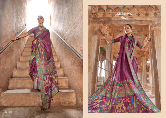 4071 Madhuvan Kreshva Pv Silk Sarees