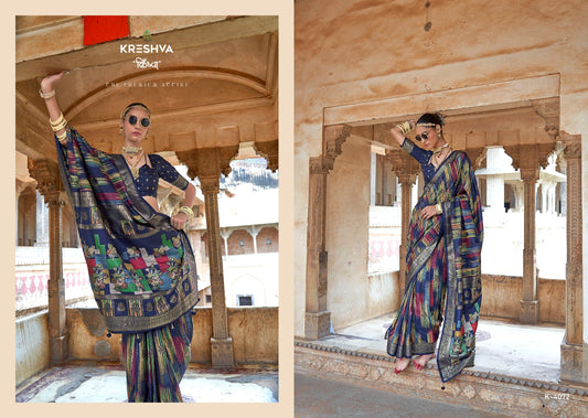 4072 Maya Mahal Kreshva Silk Sarees