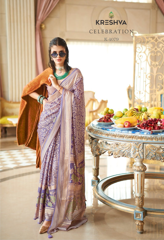 4079 Celebration Kreshva Georgette Sarees