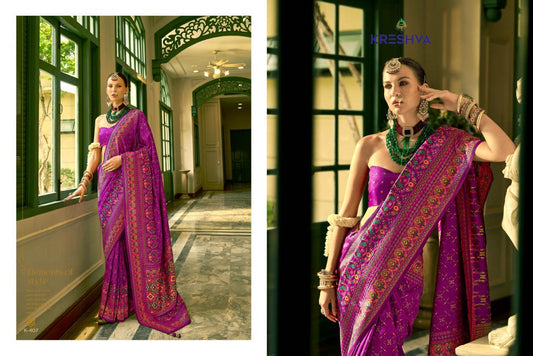 407 Kashmir Vol 1 Kreshva Pv Silk Sarees