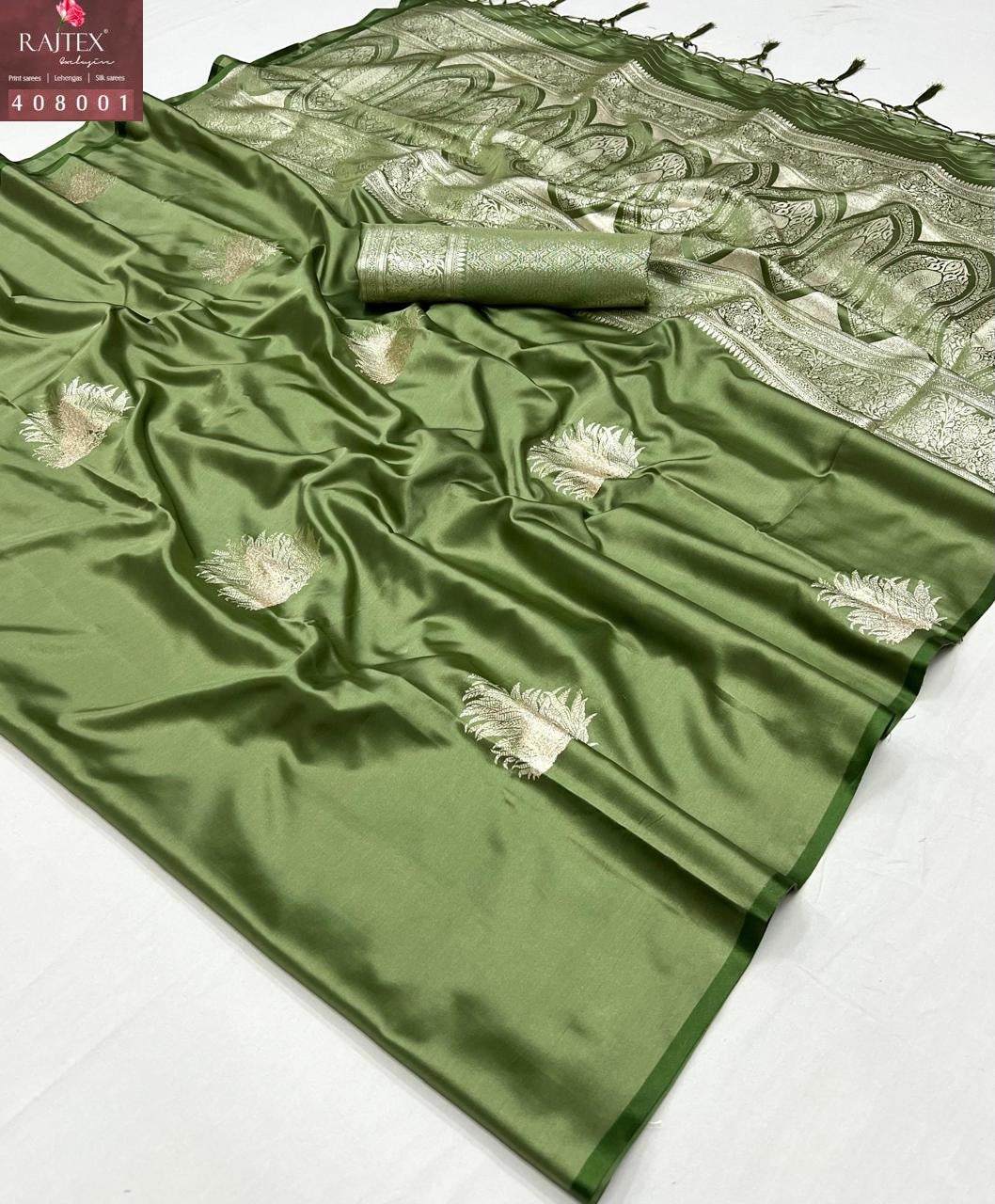 408001 Kanthkala Panther Rajtex Banarasi Zari Sarees