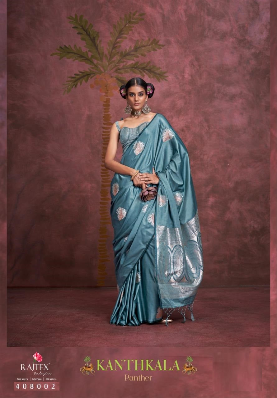 408002 Kanthkala Panther Rajtex Banarasi Zari Sarees
