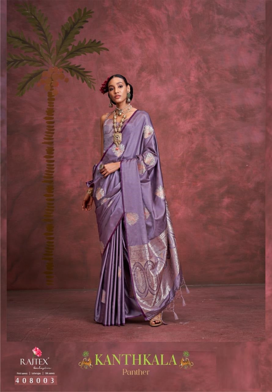 408003 Kanthkala Panther Rajtex Banarasi Zari Sarees