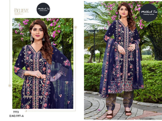 1197-A Mehboob Tex Pakistani Salwar Suits