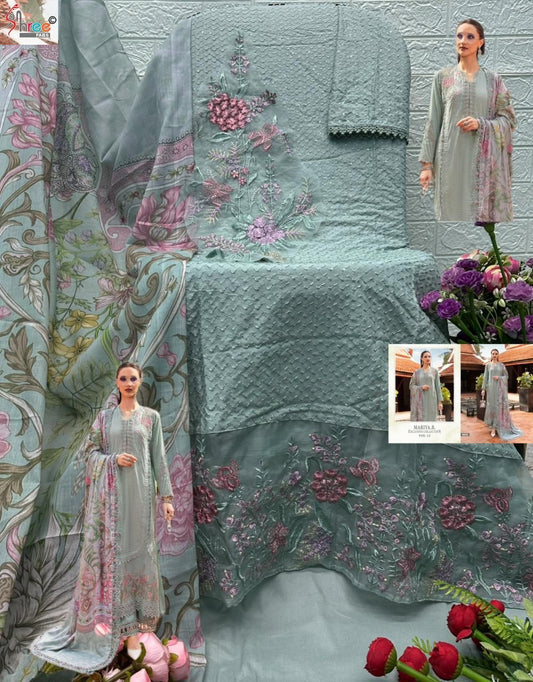 4082 Mariya B Exclusive Collection Vol 15 Shree Fabs Heavy Rayon Pakistani Salwar Suits