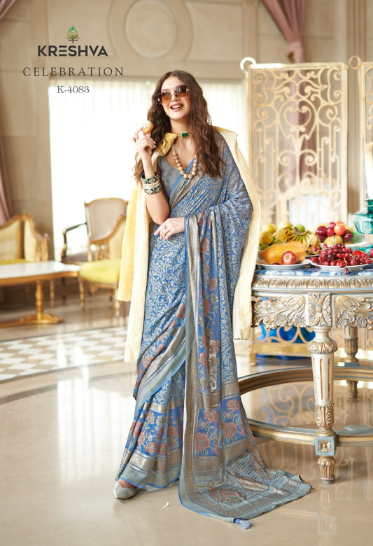 4083 Celebration Kreshva Georgette Sarees
